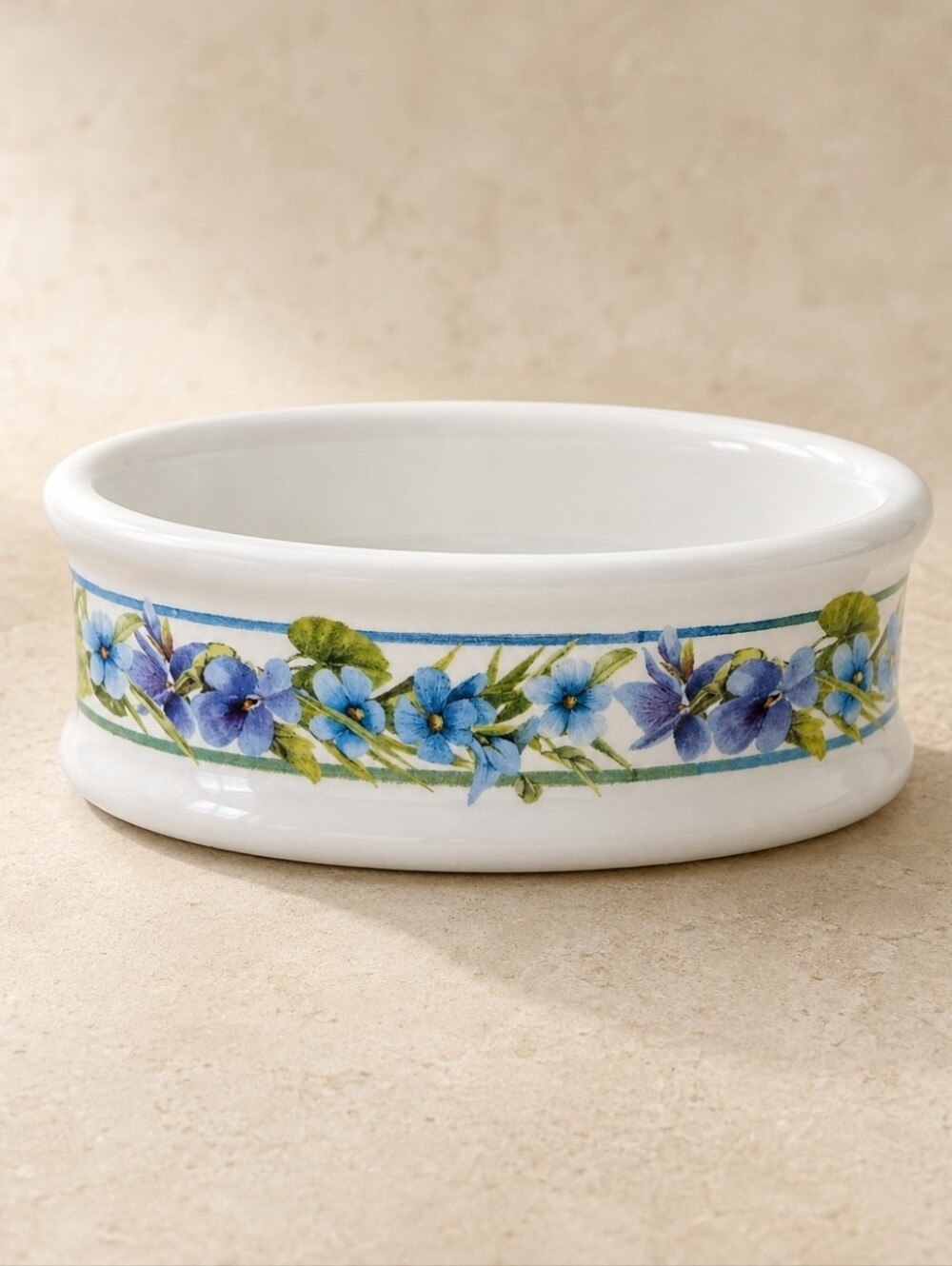 Rare Hallmark Nature’s Sketchbook Marjolein Bastin Violet Ceramic Dish